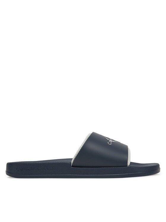 Calvin Klein Jeans Şlapi Slide Rubber Neoprene Monologo YM0YM00361