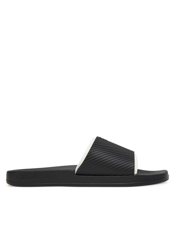 Calvin Klein Jeans Şlapi Slide Rubber Neoprene Text YM0YM01234