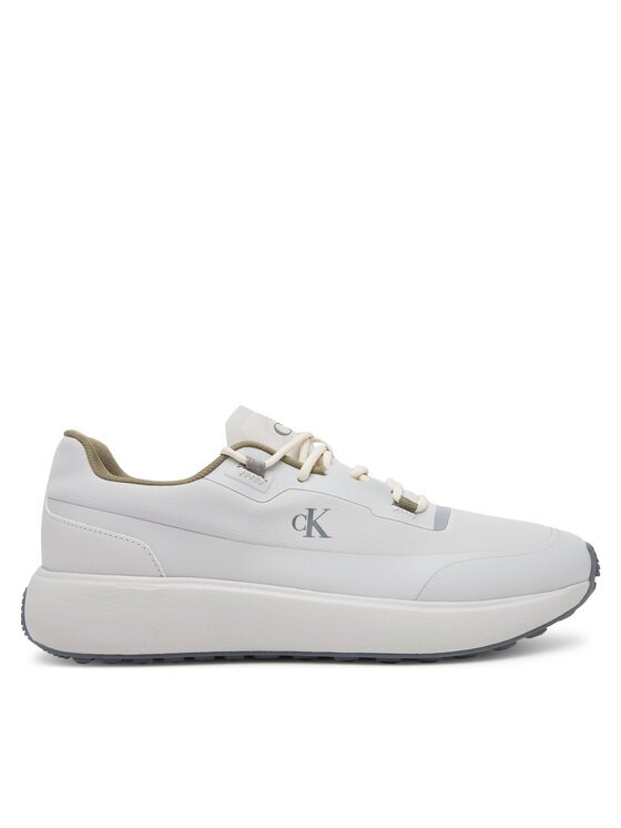 Calvin Klein Jeans Sneakers Athleisure Runner Tech Ripstop YM0YM01205 Écru