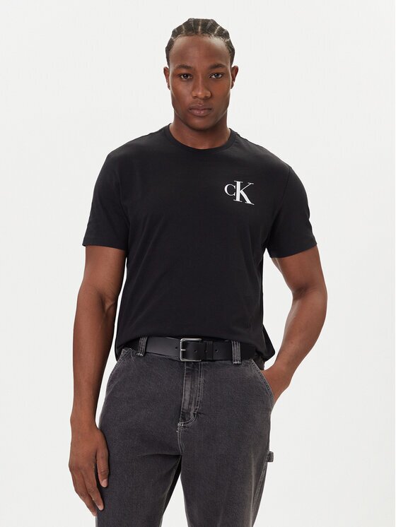 Calvin Klein Jeans Tricou 30s Chest Logo LV04RD865G Regular Fit