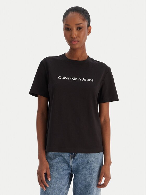 Calvin Klein Jeans Tricou A- Inst. Logo Classic LV047C912G Regular Fit