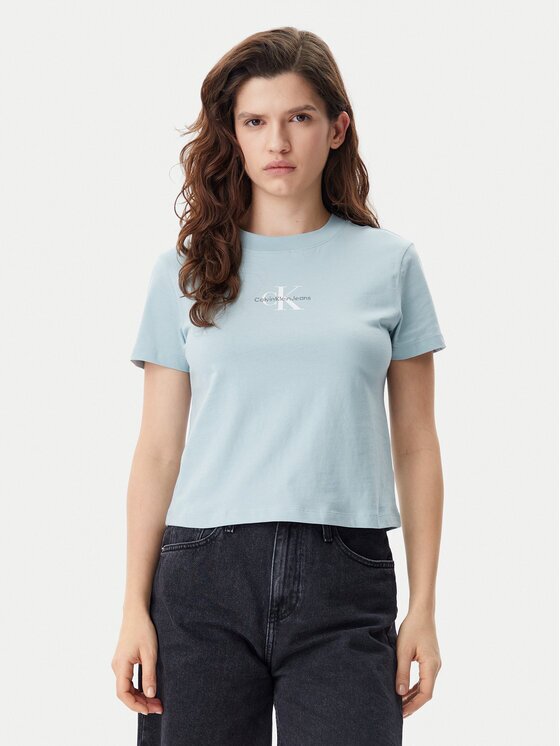 Calvin Klein Jeans Tricou Baby Tee J20J223113 Slim Fit