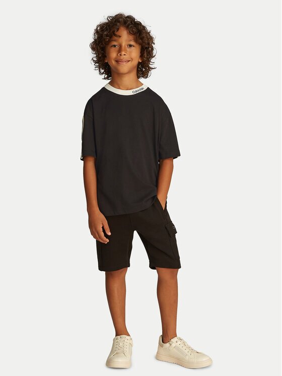 Calvin Klein Jeans Tricou Embro Tape IB0IB02457 Regular Fit