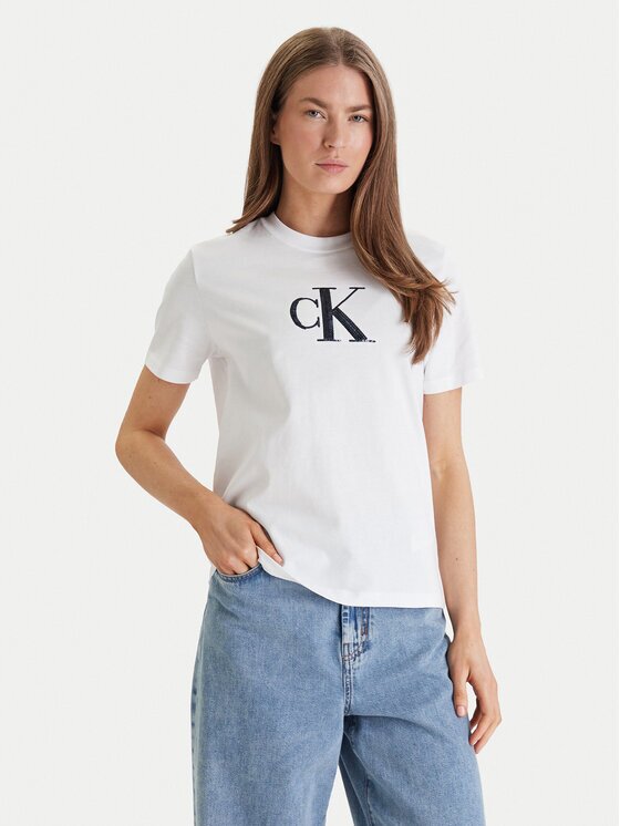 Calvin Klein Jeans Tricou Graphic LV044E215G Regular Fit