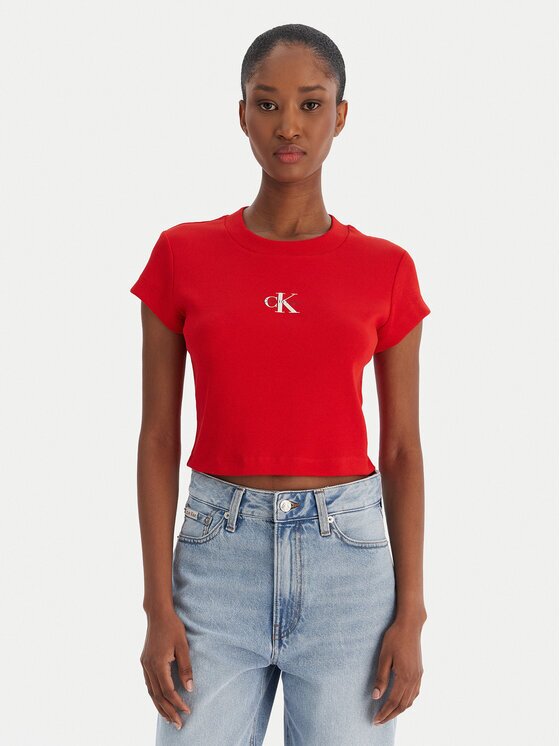 Calvin Klein Jeans Tricou LV047AB802 Slim Fit