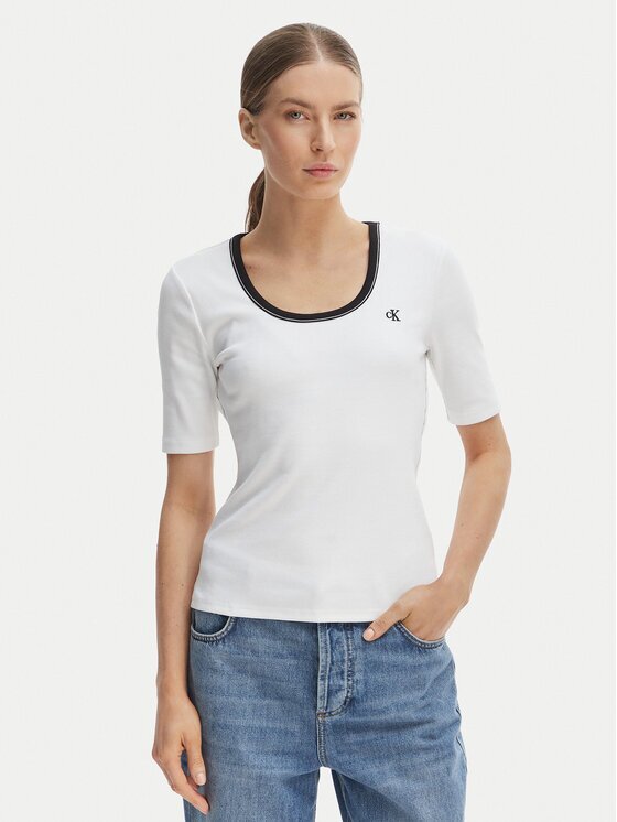 Calvin Klein Jeans Tricou LV047F247G Slim Fit