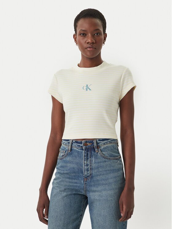 Calvin Klein Jeans Tricou LV047F833G Slim Fit