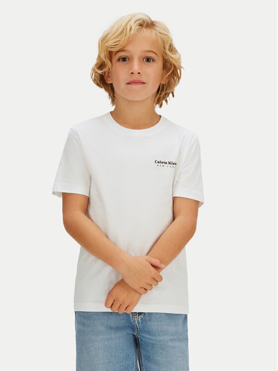 Calvin Klein Jeans Tricou Minimal Logo IB0IB02608 Regular Fit