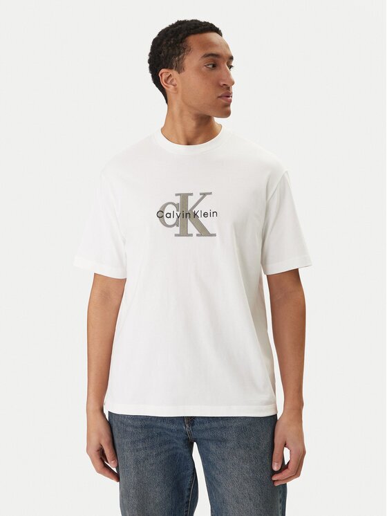 Calvin Klein Jeans Tricou Monologo Graphic LV04RE815G Regular Fit
