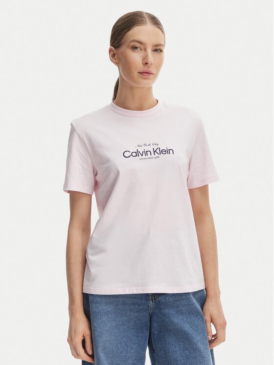 Calvin Klein Jeans Tricou NYC Logo LV047F810G Classic Fit