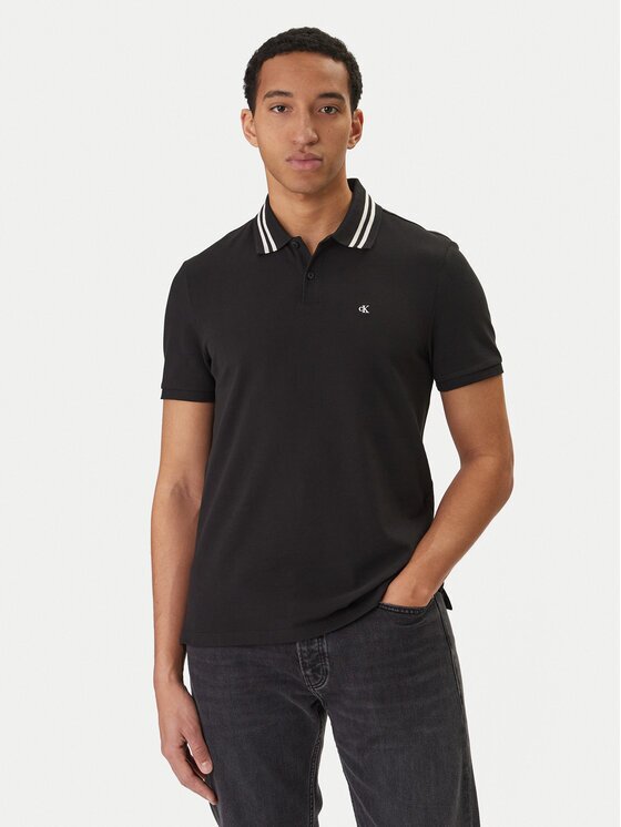 Calvin Klein Jeans Tricou polo Monogram LV04RC276G Slim Fit