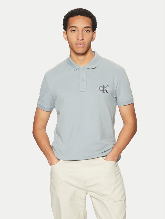 Calvin Klein Jeans Tricou polo Monologo J30J325664 Regular Fit