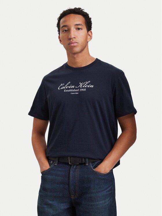 Calvin Klein Jeans Tricou Script LV04RH830G Regular Fit