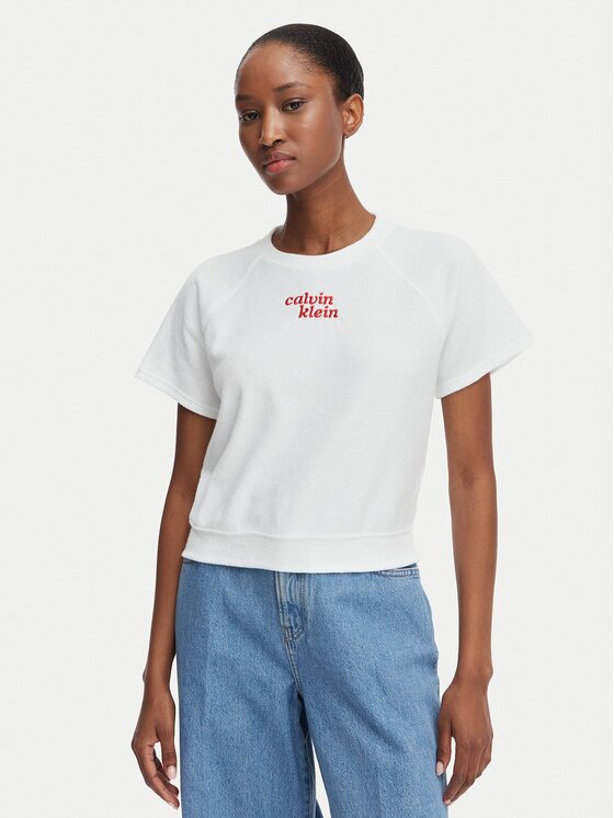 Calvin Klein Jeans Tricou TOWEL LV047G287G Cropped Fit