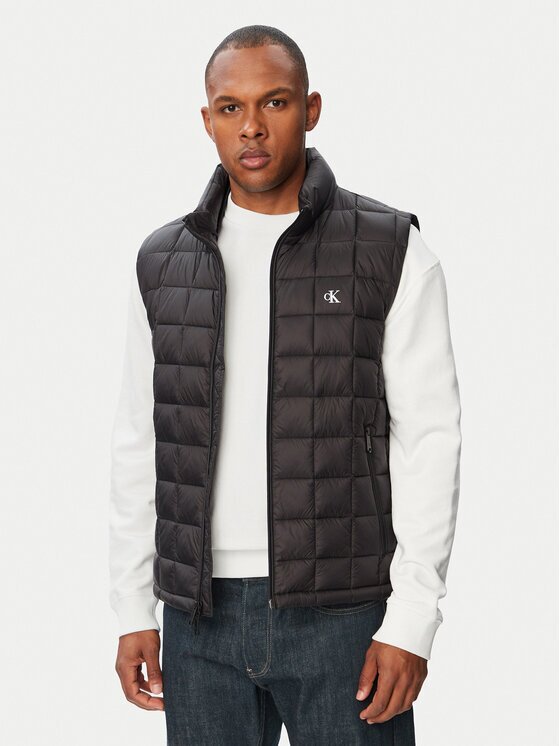 Calvin Klein Jeans Vestă elegantă LV04RG507G Regular Fit