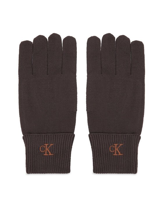 Calvin Klein Mănuși LV14F8021G Maro închis
