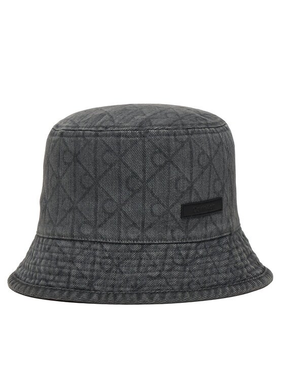 Calvin Klein Pălărie Denim Emblem Burnout Bucket LV04F5043G
