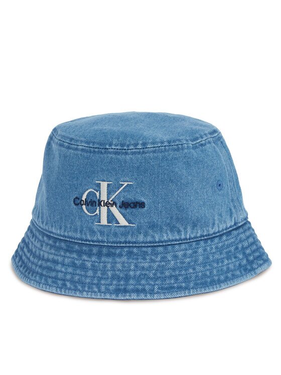 Calvin Klein Pălărie Mono Logo Denim Bucket Hat LV04G5021G
