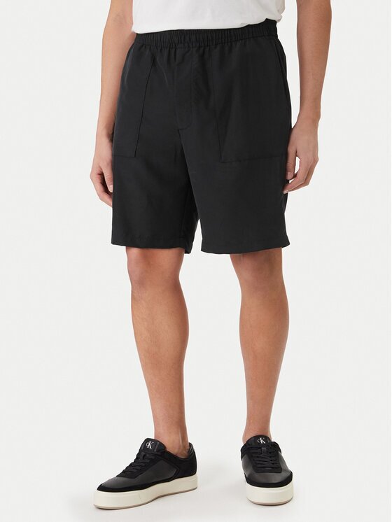 Calvin Klein Pantalon scurți din material LV04LF614G Regular Fit