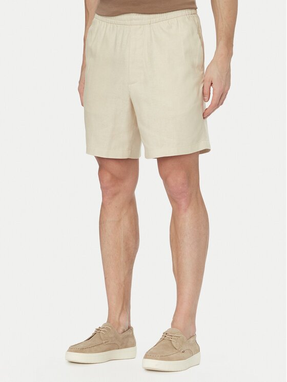 Calvin Klein Pantalon scurți din material LV04LF620G Straight Fit