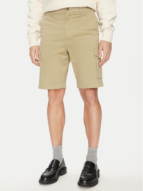 Calvin Klein Pantalon scurți din material Modern Twill K10K114067 Regular Fit