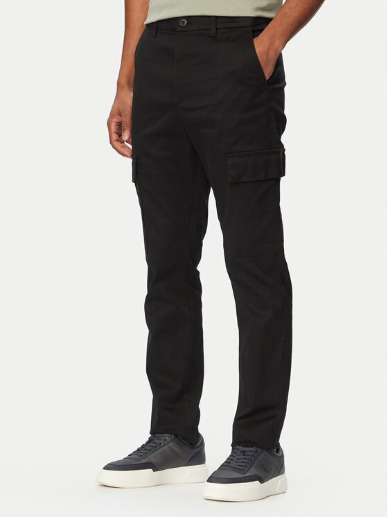 Calvin Klein Pantaloni din material Refined LV04LC619G Regular Fit
