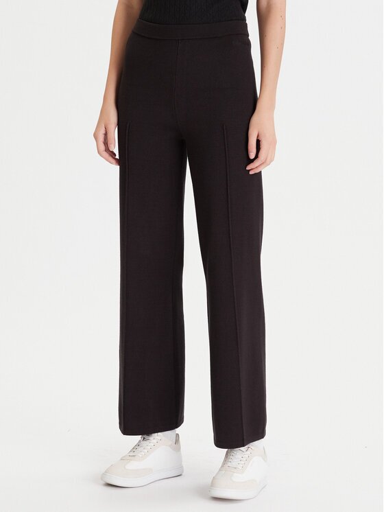 Calvin Klein Pantaloni tricotați LV044D368G Wide Leg