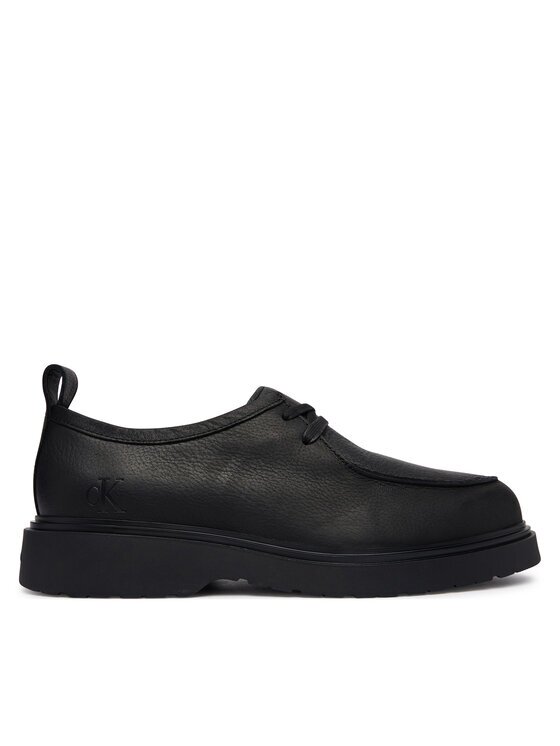 Calvin Klein Pantofi Combat Apron Laceup Tu Lth HM0HM02245