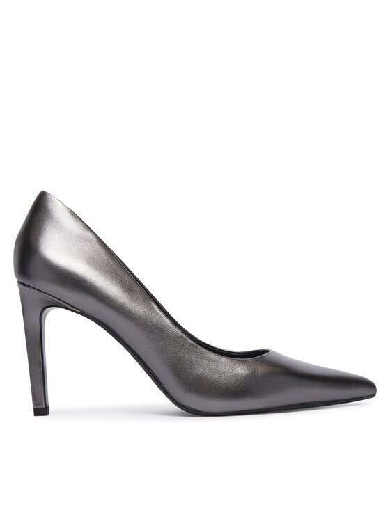 Calvin Klein Pantofi cu toc subțire Ess Stiletto 90 Met Lth HW0HW03436
