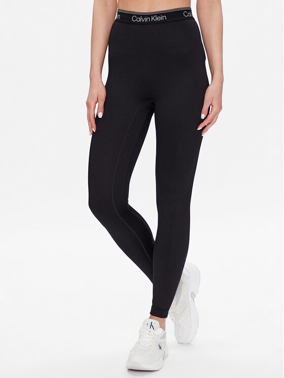 Calvin Klein Performance Colanți 00GWS3L605 Slim Fit