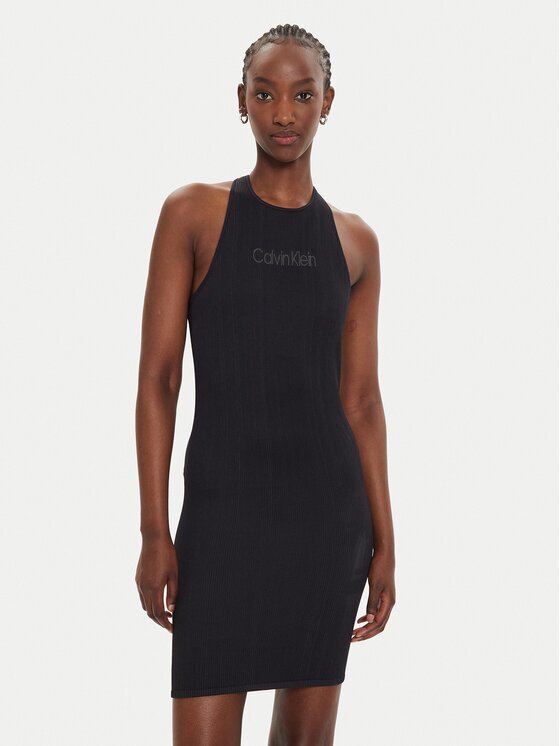 Calvin Klein Performance Rochie de vară 00GWF4D900 Slim Fit
