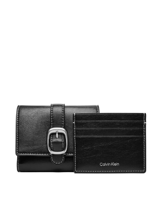 Calvin Klein Portofel Buckle 2 In 1 Wallet LV04F1168G