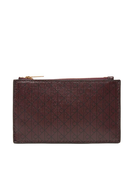 Calvin Klein Portofel Emblem Aop Top Zip Cardcase LV04F1084G