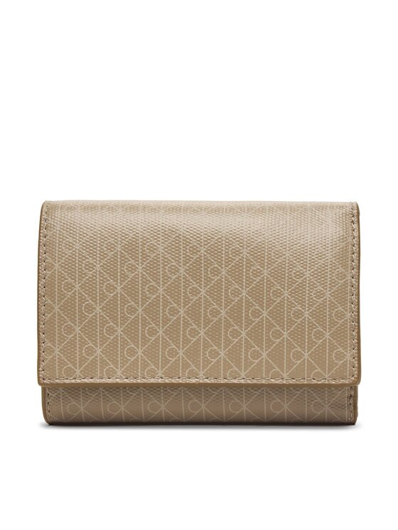Calvin Klein Portofel Emblem Aop Trifold W/ Zip Pocket LV04F1118G