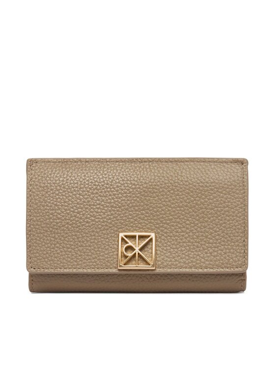 Calvin Klein Portofel Emblem Hw Pebble Snap Cardholder LV04F1127G