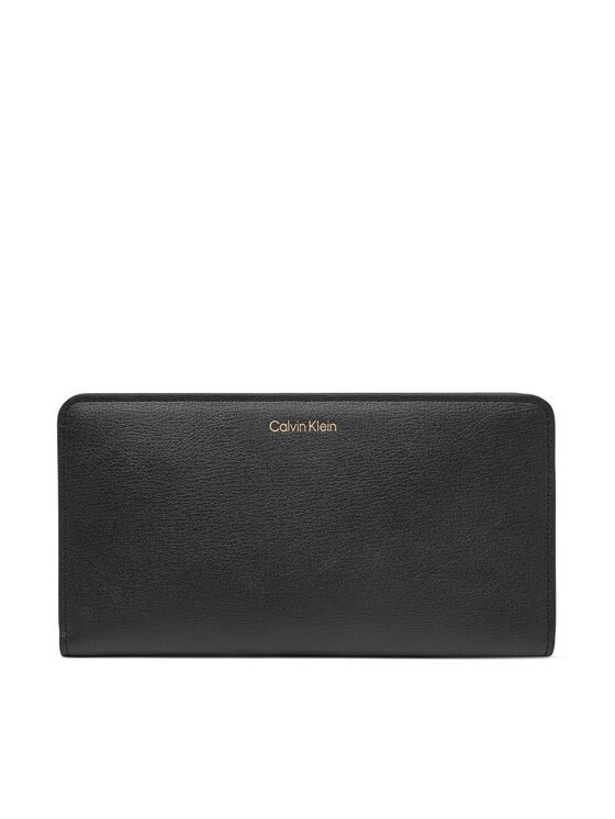 Calvin Klein Portofel Foil Logo Passport Longfold LV04F1205G
