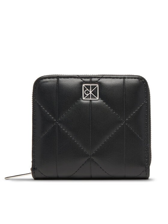 Calvin Klein Portofel Quilted Square Zip Around LV04F1121G