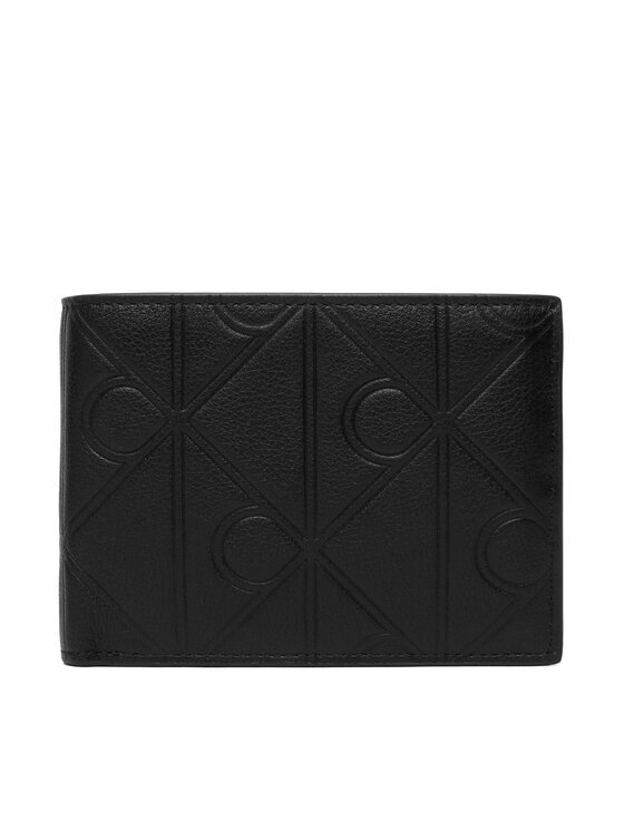 Calvin Klein Portofel Xl Emblem Aop Emboss Trifold LV04D1235G