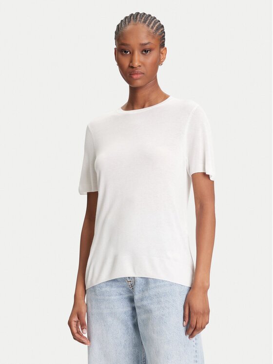Calvin Klein Pulover LV044A307G Écru Regular Fit