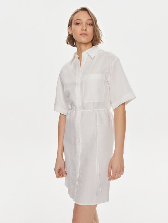 Calvin Klein Rochie tip cămașă K20K206697 Relaxed Fit