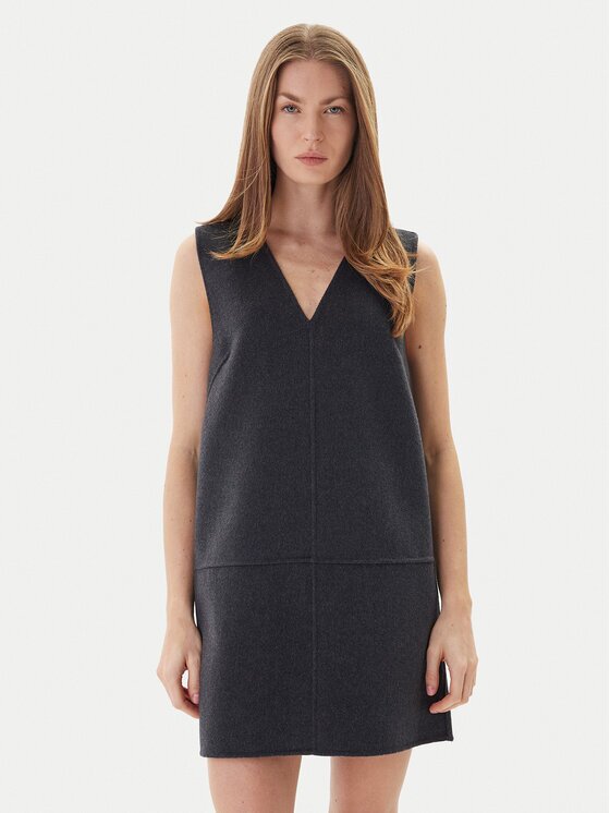 Calvin Klein Rochie tricotată LV044D017G Relaxed Fit