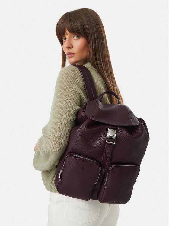 Calvin Klein Rucsac Weebbing Strap Flap Backpack LV04F3645G