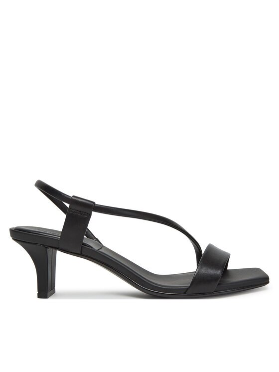 Calvin Klein Sandale Heel Sandal 50 Squared Lth HW0HW02534