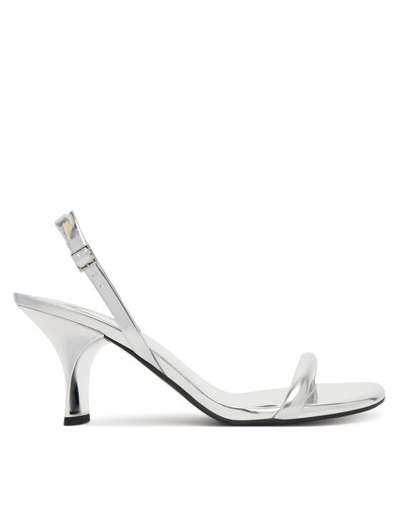 Calvin Klein Sandale Sculpt Kitt Heel Strappy Lth Met HW0HW02709