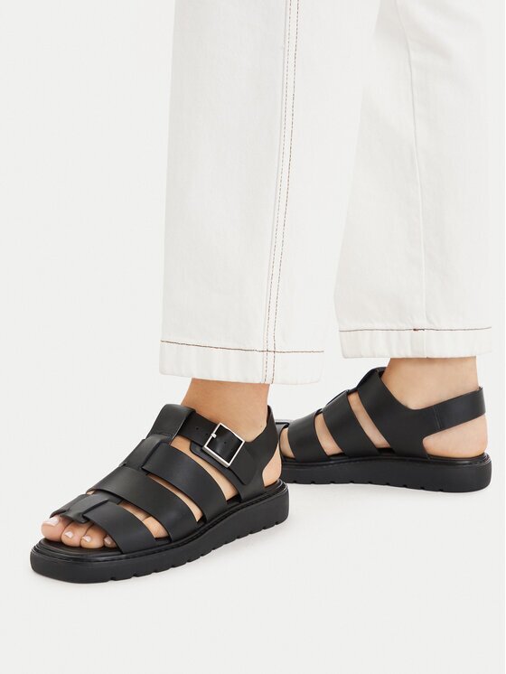 Calvin Klein Sandale Sq Molded Sndl Fisher Lth HW0HW02870