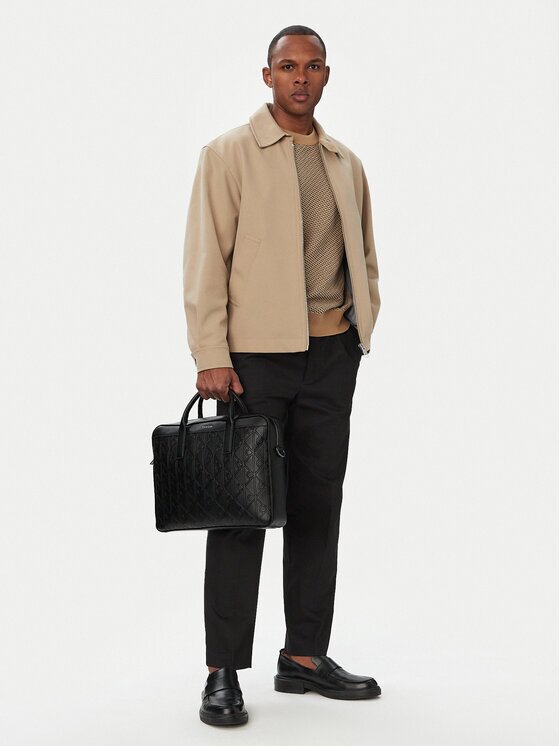 Calvin Klein Servietă Emblem Aop Deboss LV04D3561G