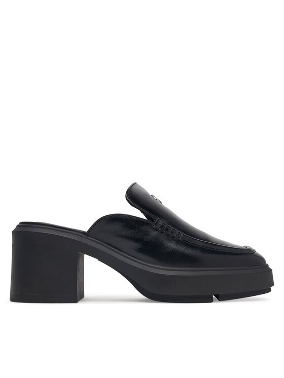 Calvin Klein Şlapi Block Heel Mule Lth Hdw HW0HW03175