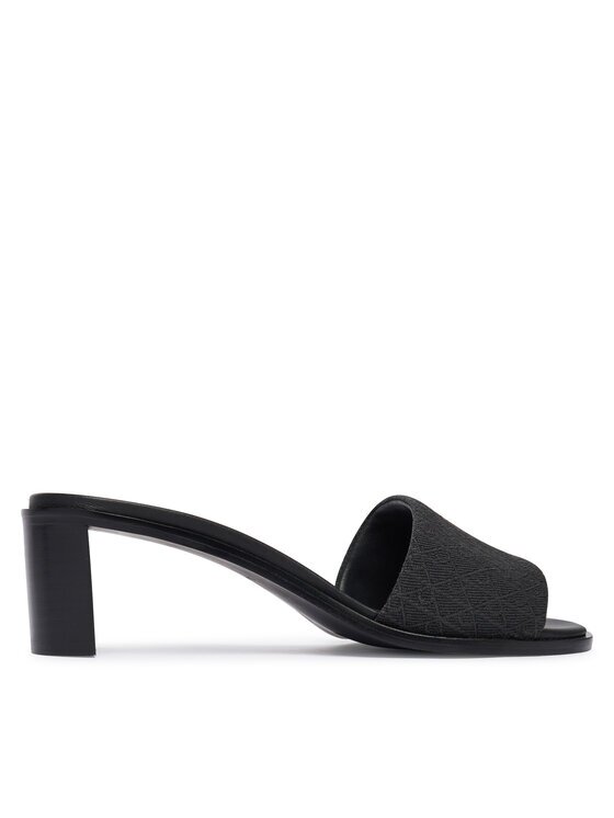 Calvin Klein Şlapi Block Heel Sandal Aop HW0HW03016