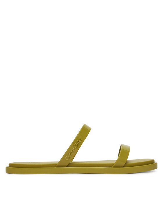 Calvin Klein Şlapi Double Bar Slide - Jelly HW0HW02417
