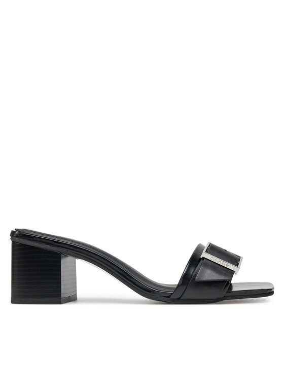 Calvin Klein Şlapi Heel Mule 50 W/Buckle - Lth HW0HW02478